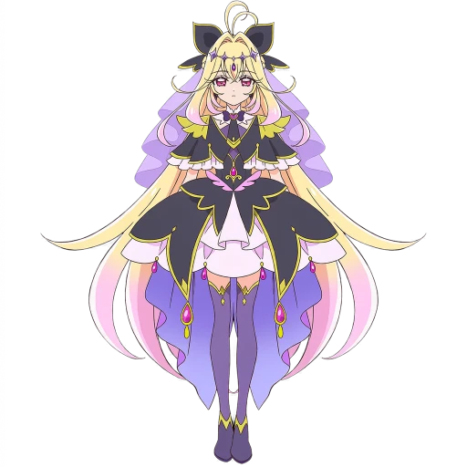キュアアルカナシャドウとキュアエクレール